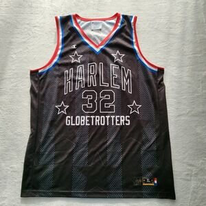 Harlem Globetrotters #32 JET Champion Jersey XL Black Sublimated Basketball Mens
